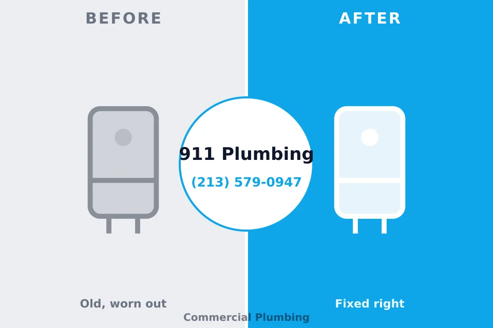 Before and after: plumbing company Fort Thompson, SD